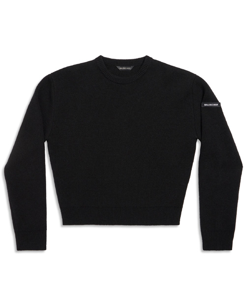 T-30602<br><b>BALENCIAGA</b><br>로고 패치 니트 스웨터</b><br>[매장가-190만원대]