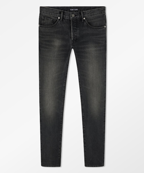 P-16061<br><b>TOM FORD</b><br>AGED 블랙 워시 슬림 핏 진</b><br>[매장가-130만원대]