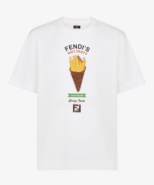 T-30612<br><b>FENDI</b><br>펜딜리셔스 코튼 티셔츠</b><br>[매장가-140만원대]