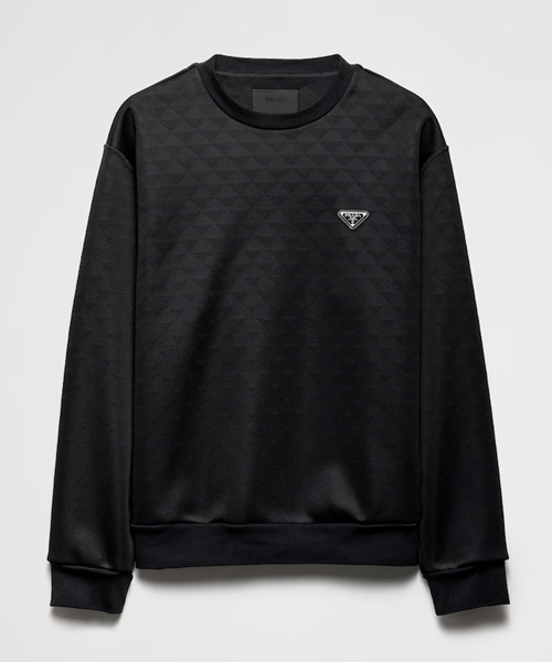 T-30610<br><b>PRADA</b><br>테크니컬 패브릭 스웨트셔츠</b><br>[매장가-200만원대]