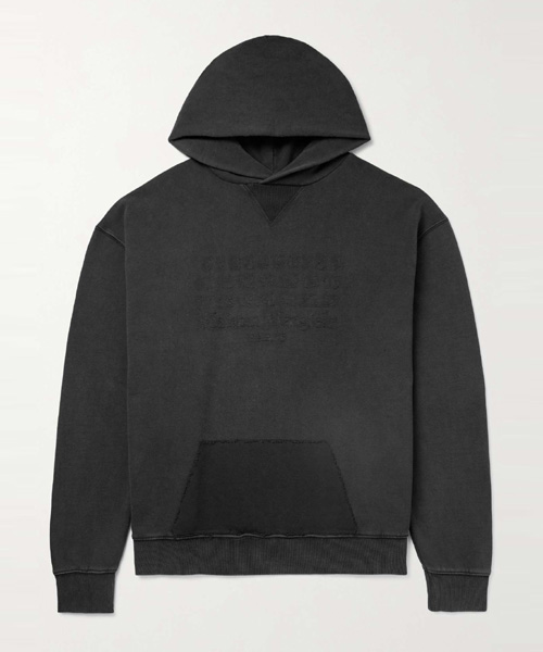 T-30600<br><b>MAISON MARGIELA</b><br>로고 엠브로이더드 코튼 후드 스웨트셔츠</b><br>[매장가-100만원대]
