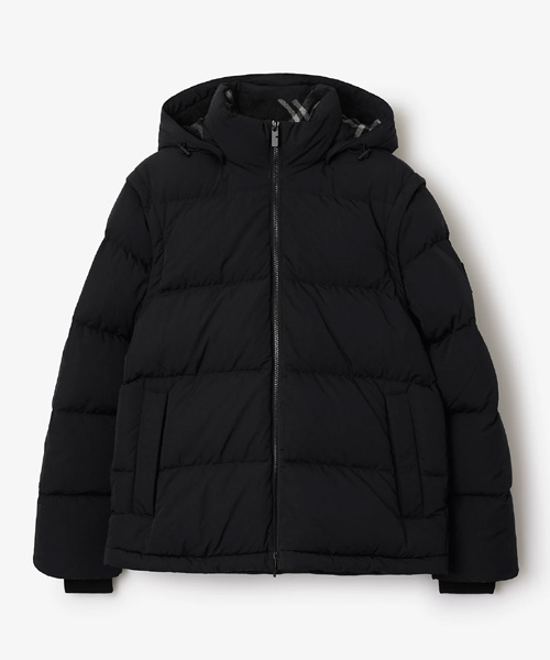 JK-24289<br><b>BURBERRY</b><br>디태처블 슬리브 나일론 비드포드 퍼퍼 재킷</b><br>[매장가-240만원대]