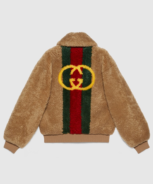 JK-24312<br><b>GUCCI</b><br>웹 시어링 봄버 자켓</b><br>[매장가-600만원대]