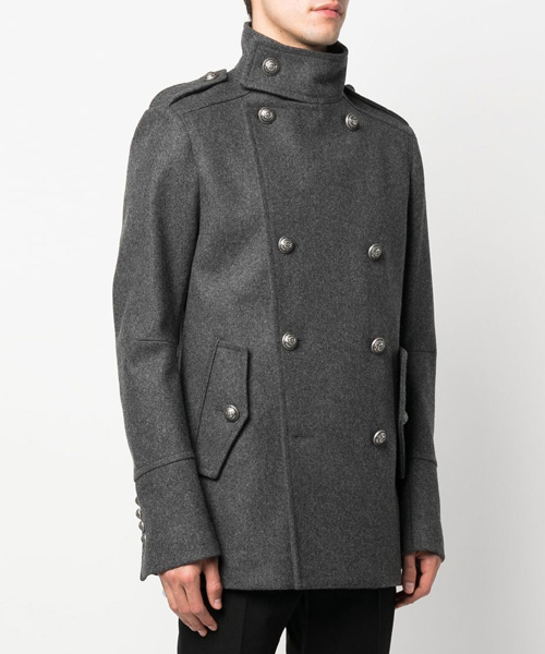 JK-24149<br><b>BALMAIN</b><br>더블 브레스티드 코트</b><br>[매장가-300만원대]