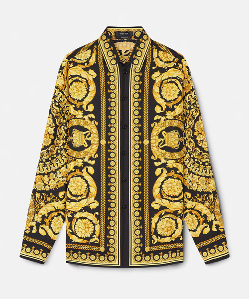 S-5479<br><b>VERSACE</b><br>BAROCCO 실크 셔츠</b><br>[매장가-260만원대]