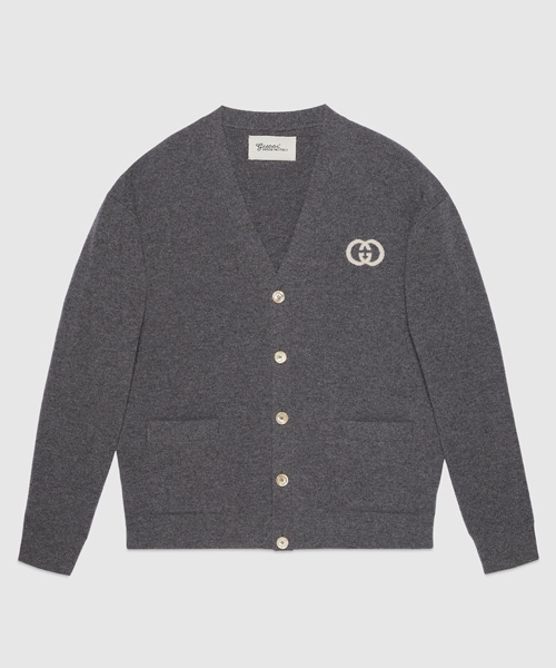 JK-24297<br><b>GUCCI</b><br>인터로킹 G 울 니트 가디건</b><br>[매장가-200만원대]