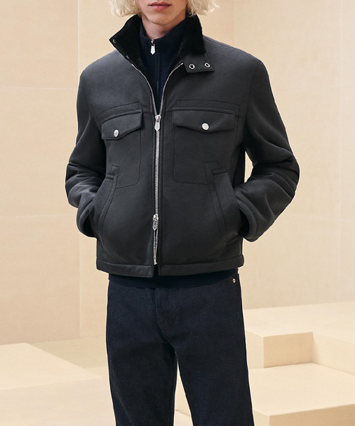 JK-24322<br><b>HERMES</b><br>스트레이트 컷 재킷</b><br>[매장가-2300만원대]