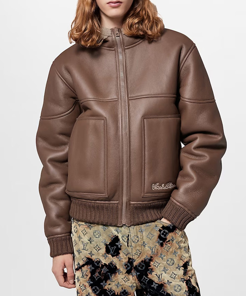 JK-24101<br><b>LOUIS VUITTON</b><br>리버서블 시어링 후드 블루종</b><br>[매장가-1500만원대]