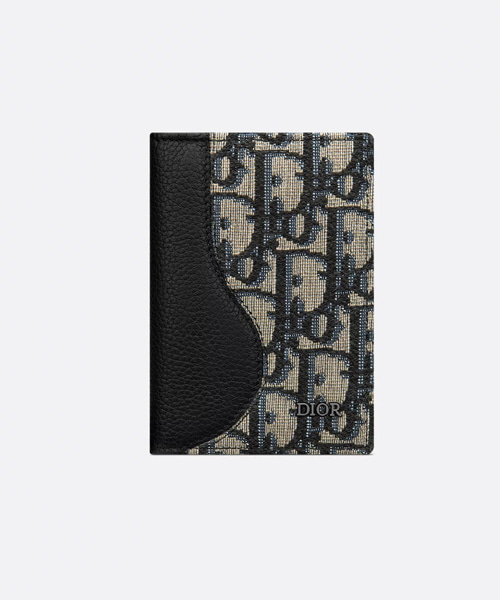 A-42461<br><b>DIOR</b><br>새들 버티컬 2단 카드 지갑</b><br>[매장가-65만원대]