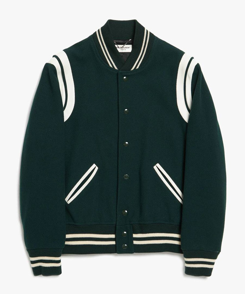 JK-24226<br><b>SAINT LAURENT</b><br>울 바시티 테디 보머 자켓</b><br>[매장가-300만원대]