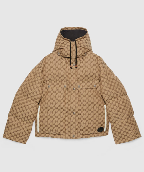 JK-24208<br><b>GUCCI</b><br>GG 코튼 캔버스 푸퍼 재킷</b><br>[매장가-460만원대]