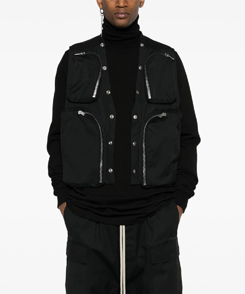 JK-24139<br><b>RICK OWENS</b><br>헤비 코튼 카고 베스트 자켓</b><br>[매장가-300만원대]