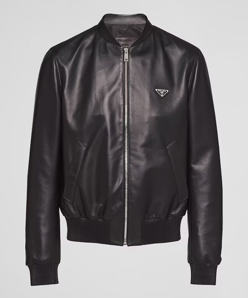 JK-24304<br><b>PRADA</b><br>나파 가죽 바머 재킷</b><br>[매장가-750만원대]