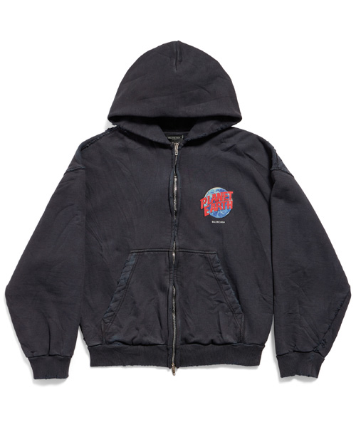 JK-24118<br><b>BALENCIAGA</b><br>플래닛 어스 레귤러 핏 집업 후디</b><br>[매장가-200만원대]
