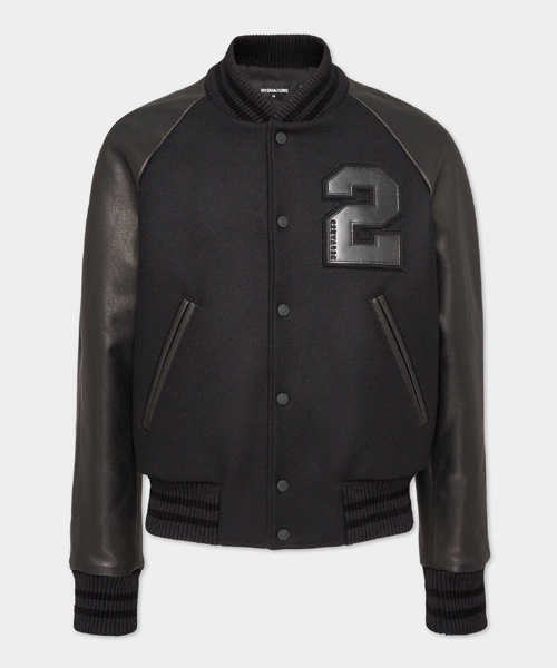 JK-24323<br><b>DSQUARED2</b><br>넘버 패치 봄버 재킷</b><br>[매장가-400만원대]