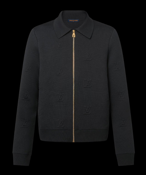JK-24230<br><b>LOUIS VUITTON</b><br>엠보스드 테크니컬 울 블루종</b><br>[매장가-280만원대]