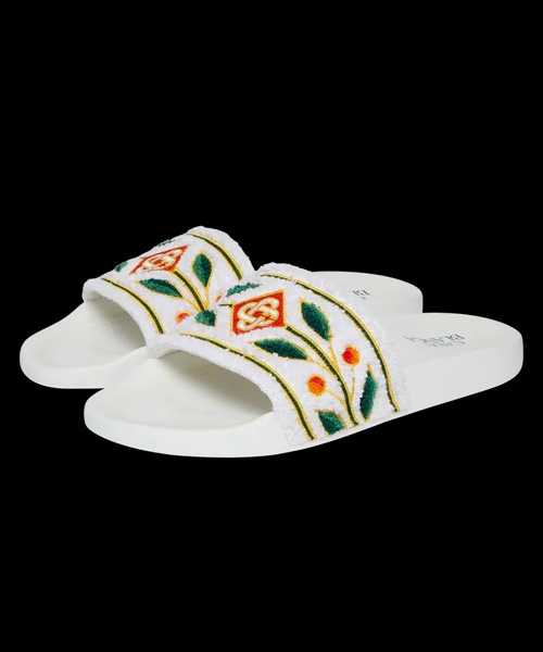 A-42513<br><b>CASABLANCA</b><br>엠브로이더드 테리 클로스 슬리퍼</b><br>[매장가-60만원대]