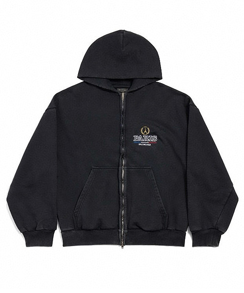 JK-24277<br><b>BALENCIAGA</b><br>로고 자수 후드 집업 자켓</b><br>[매장가-450만원대]