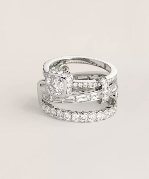 A-42276<br><b>HERMES</b><br>체인 당크레 카오스 팬시 링</b><br>[매장가-1억원대]
