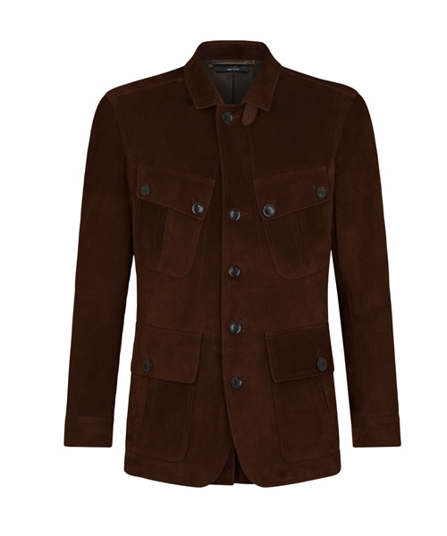 JK-24125<br><b>TOM FORD</b><br>소프트 스웨이드 사토리얼 밀리터리 자켓</b><br>[매장가-1500만원대]