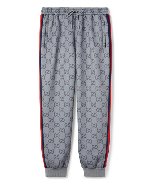 P-16057<br><b>GUCCI</b><br>웹 디테일 네오프렌 조깅 트라우저 팬츠</b><br>[매장가-290만원대]