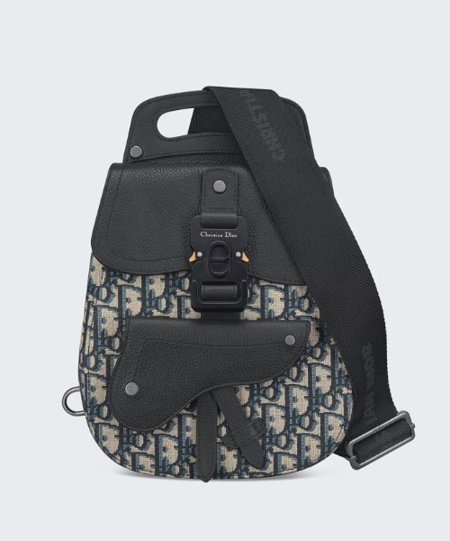 A-42493<br><b>DIOR</b><br>갤럽 슬링백 그레인드 카프스킨 블랙</b><br>[매장가-480만원대]