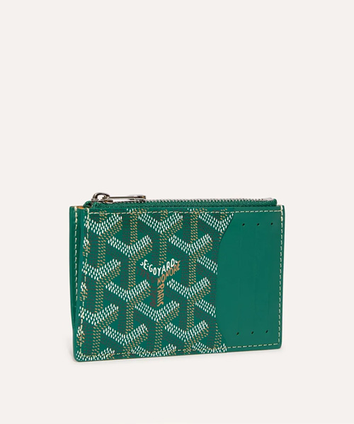 A-42906<br><b>GOYARD</b><br>부르봉 지퍼 카드 홀더</b><br>[매장가-100만원대]