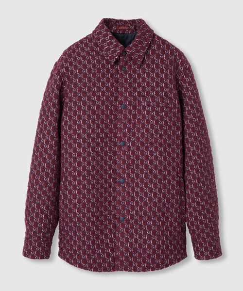 S-5517<br><b>GUCCI</b><br>GG 섀도우 부클레 울 자카드 셔츠</b><br>[매장가-430만원대]