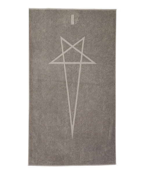 A-42647<br><b>RICK OWENS</b><br>펜타그램 비치 타월</b><br>[매장가-60만원대]