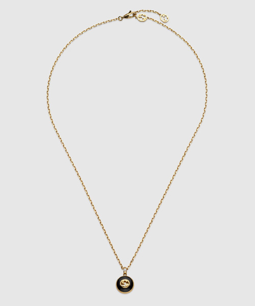 A-42774<br><b>GUCCI</b><br>인터로킹 18K 체인 목걸이</b><br>[매장가-390만원대]