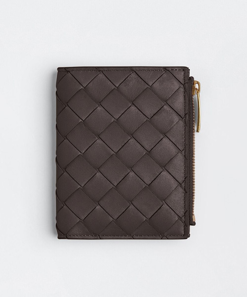 A-42681<br><b>BOTTEGA VENETA</b><br>스몰 인트레치아토 폴더형 지갑</b><br>[매장가-90만원대]
