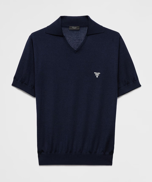 T-30829<br><b>PRADA</b><br>캐시미어 폴로셔츠</b><br>[매장가-350만원대]