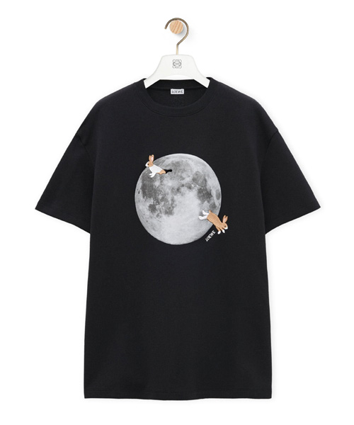 T-30748<br><b>LOEWE</b><br>BUNNY 자수 코튼 티셔츠</b><br>[매장가-90만원대]