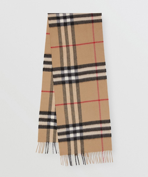 A-43001<br><b>BURBERRY</b><br>클래식 체크 캐시미어 스카프</b><br>[매장가-80만원대]
