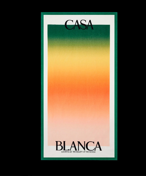 A-42610<br><b>CASABLANCA</b><br>그라데이션 비치 타월</b><br>[매장가-50만원대]