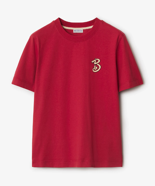 T-30863<br><b>BURBERRY</b><br>B 스네이크 코튼 티셔츠</b><br>[매장가-70만원대]