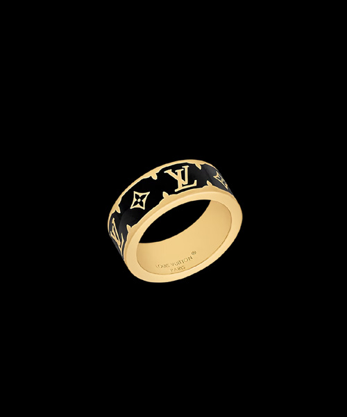 A-42579<br><b>LOUIS VUITTON</b><br>나노그램 에나멜 반지</b><br>[매장가-50만원대]