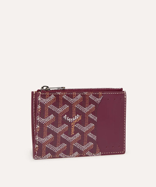 A-42903<br><b>GOYARD</b><br>부르봉 지퍼 카드 홀더</b><br>[매장가-100만원대]