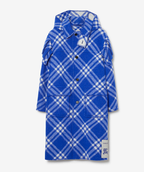 JK-24454<br><b>BURBERRY</b><br>체크 울 블랭킷 케이프</b><br>[매장가-650만원대]