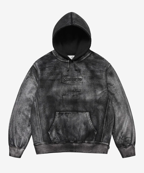 T-30720<br><b>SUPREME x MAISON MARGIELA</b><br>포일 박스 로고 후드 스웨트셔츠</b><br>[매장가-40만원대]