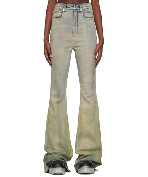 P-16135<br><b>RICK OWENS</b><br>오프화이트 볼란 데님 팬츠</b><br>[매장가-100만원대]