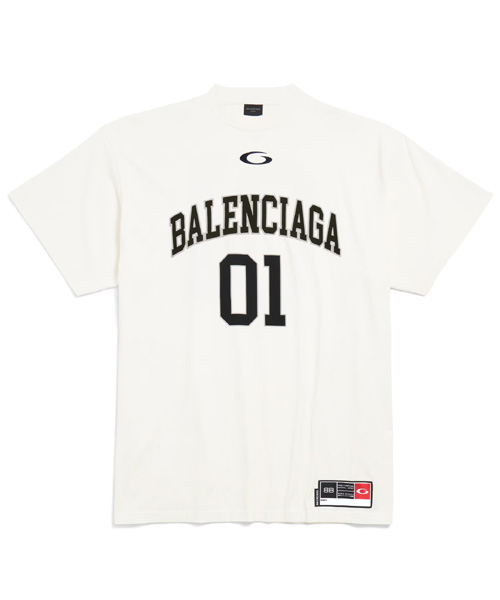 T-30824<br><b>BALENCIAGA</b><br>바스켓볼 시리즈 오버사이즈 티셔츠</b><br>[매장가-120만원대]