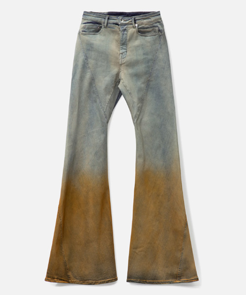 P-16136<br><b>RICK OWENS</b><br>리도 바이어스 부츠컷 데님 팬츠</b><br>[매장가-100만원대]