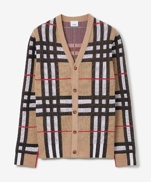 JK-24426<br><b>BURBERRY</b><br>체크 테크니컬 코튼 가디건</b><br>[매장가-150만원대]