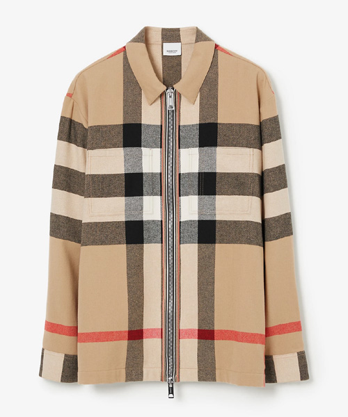 S-5503<br><b>BURBERRY</b><br>체크 울 코튼 오버셔츠</b><br>[매장가-120만원대]