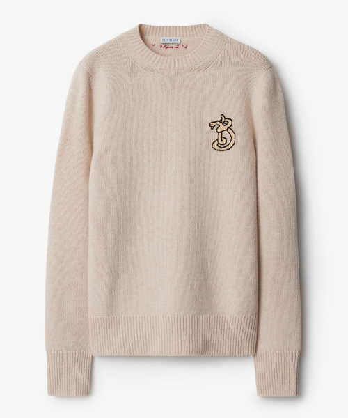 T-30843<br><b>BURBERRY</b><br>B 스네이크 울 캐시미어 스웨터</b><br>[매장가-150만원대]