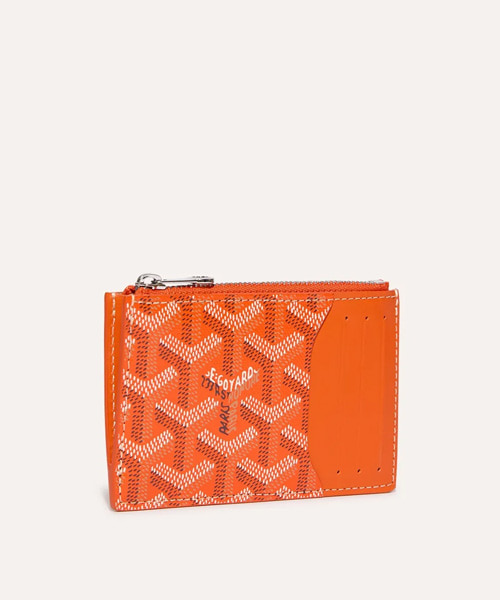 A-42908<br><b>GOYARD</b><br>부르봉 지퍼 카드 홀더</b><br>[매장가-100만원대]