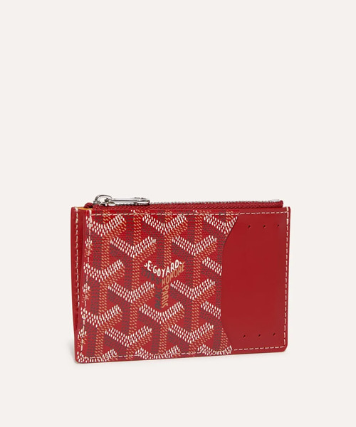 A-42909<br><b>GOYARD</b><br>부르봉 지퍼 카드 홀더</b><br>[매장가-100만원대]