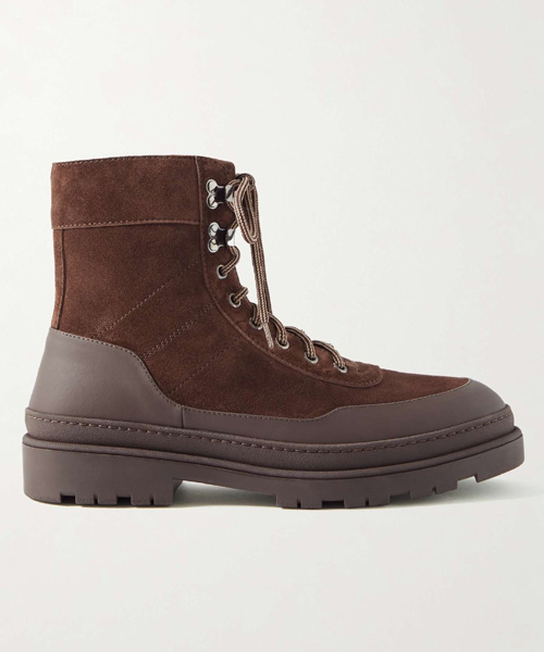 A-42820<br><b>BRUNELLO CUCINELLI</b><br>스웨이드 레이스 업 부츠</b><br>[매장가-190만원대]