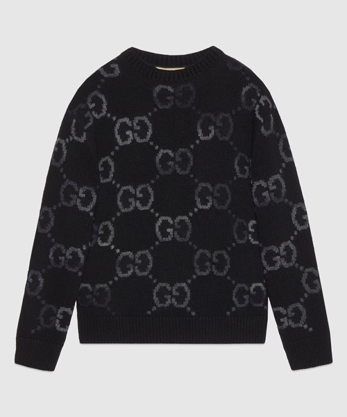 T-30837<br><b>GUCCI</b><br>GG 인타르시아 울 스웨터</b><br>[매장가-220만원대]